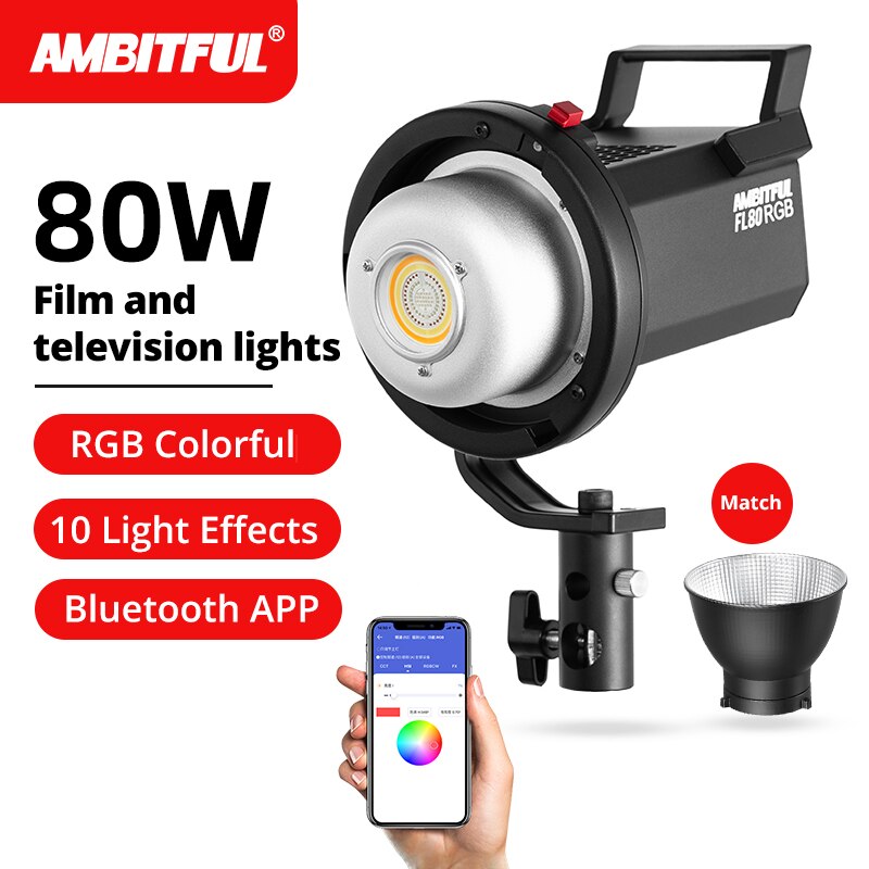AMBITFUL-FL80 RGB LED  , 80W 5600K ߿..